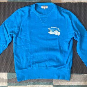Knickerbocker x The New York Times Early Edition Sweatshirt Size S Blue Cotton P